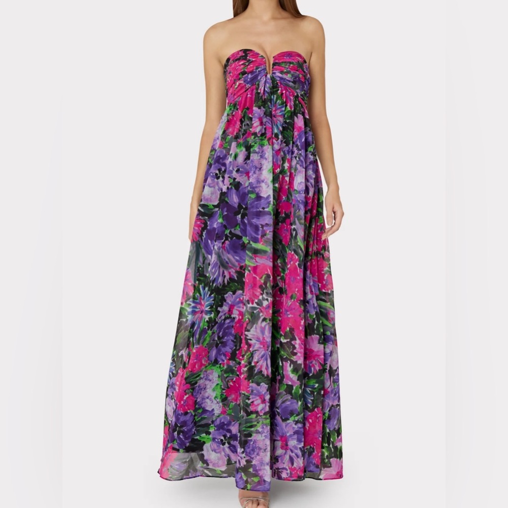 Milly River Garden Floral Dress NWT